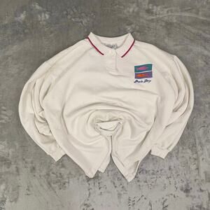 VTG 90's Bugle Boy Fly Fishing graphic long sleeve Shirt sz L